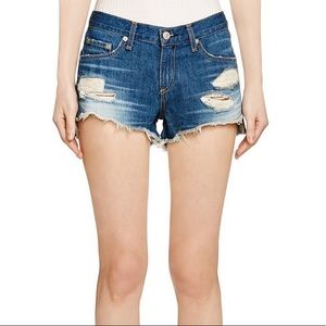 Rag & Bone cut-off Freeport denim shorts